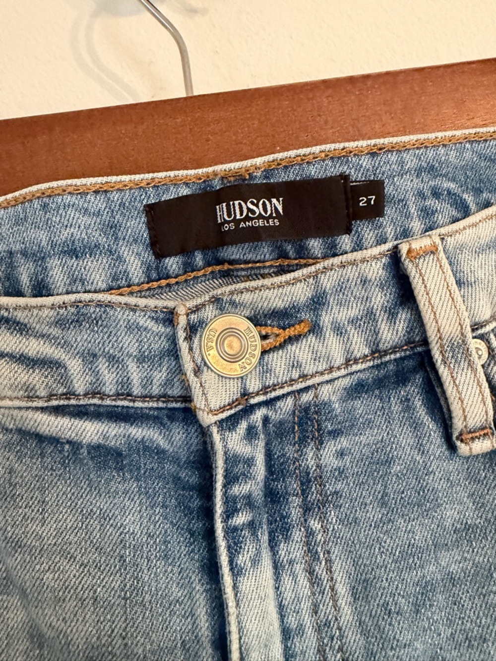 Hudson Jeans Light Blue Straight Holy Straight